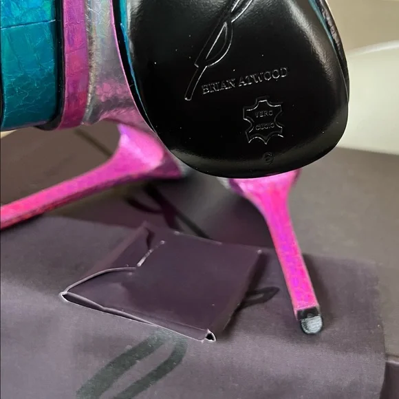 Brian Atwood Fontanne platform a ray of rainbow sunshine Fontanne size 6m - Picture 12 of 14